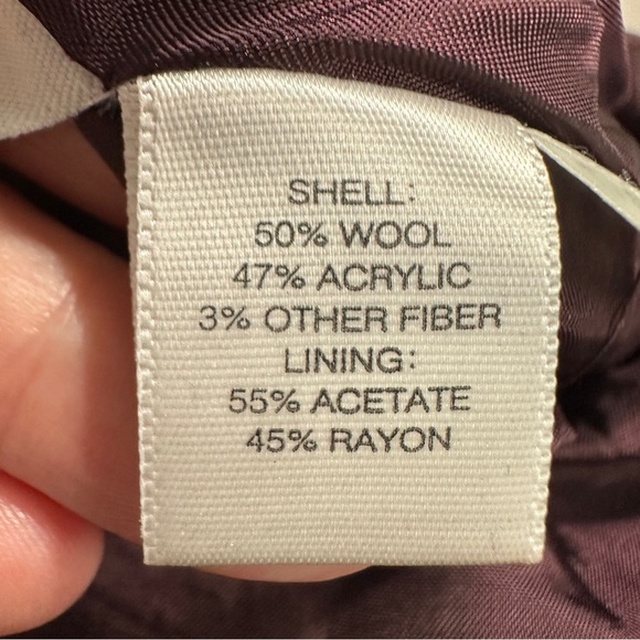 Ann Taylor Petites 6P tweed pencil skirt, textured, wool blend, gorgeous - Picture 10 of 11